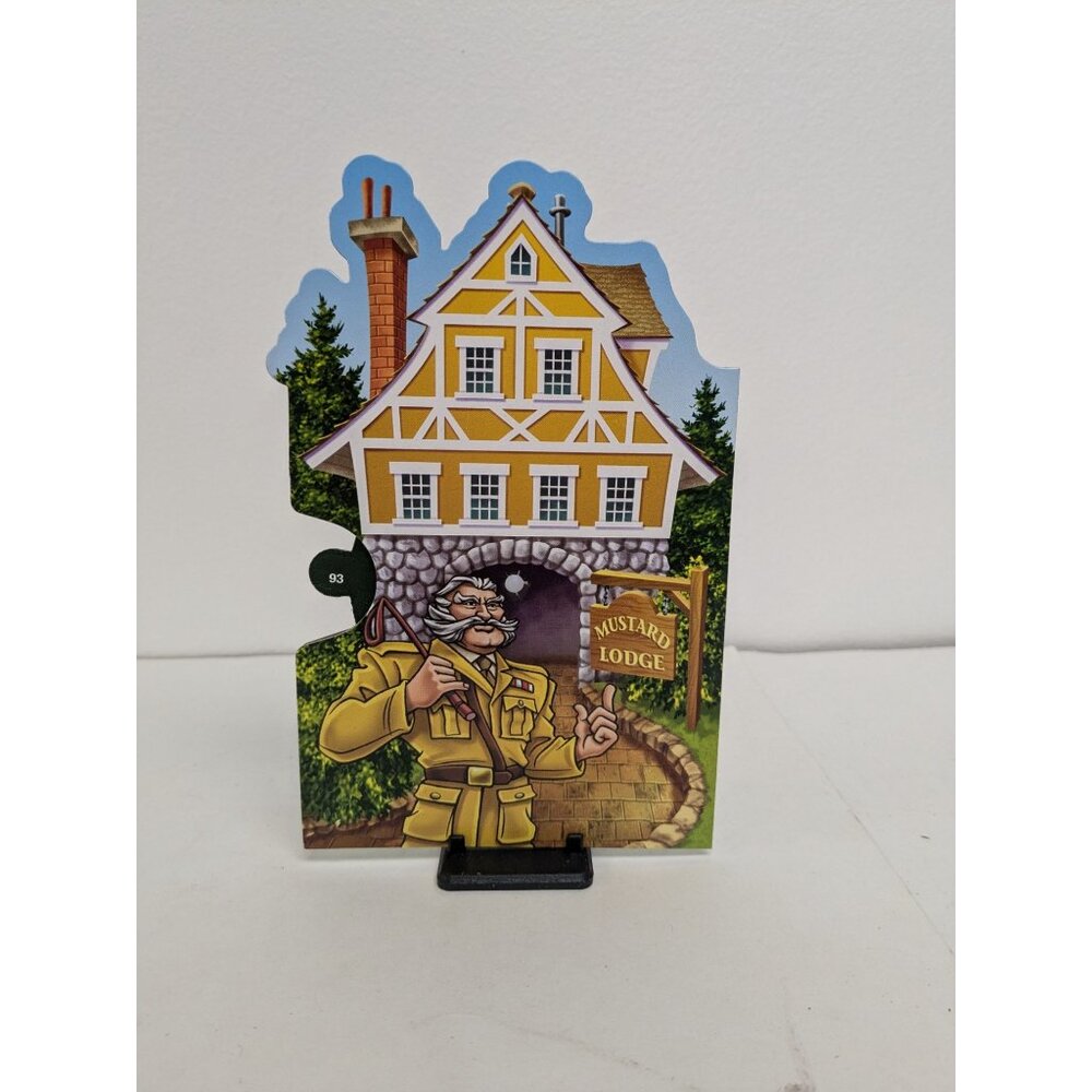 Clue Mysteries Board Game Replacement Parts Character Wheel 2005 Mustard Lodge